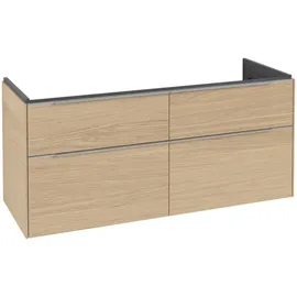 Villeroy & Boch Waschbeckenunterschrank 4 Auszüge 127,2 x 57,9 x 47,8 cm Nordic Oak