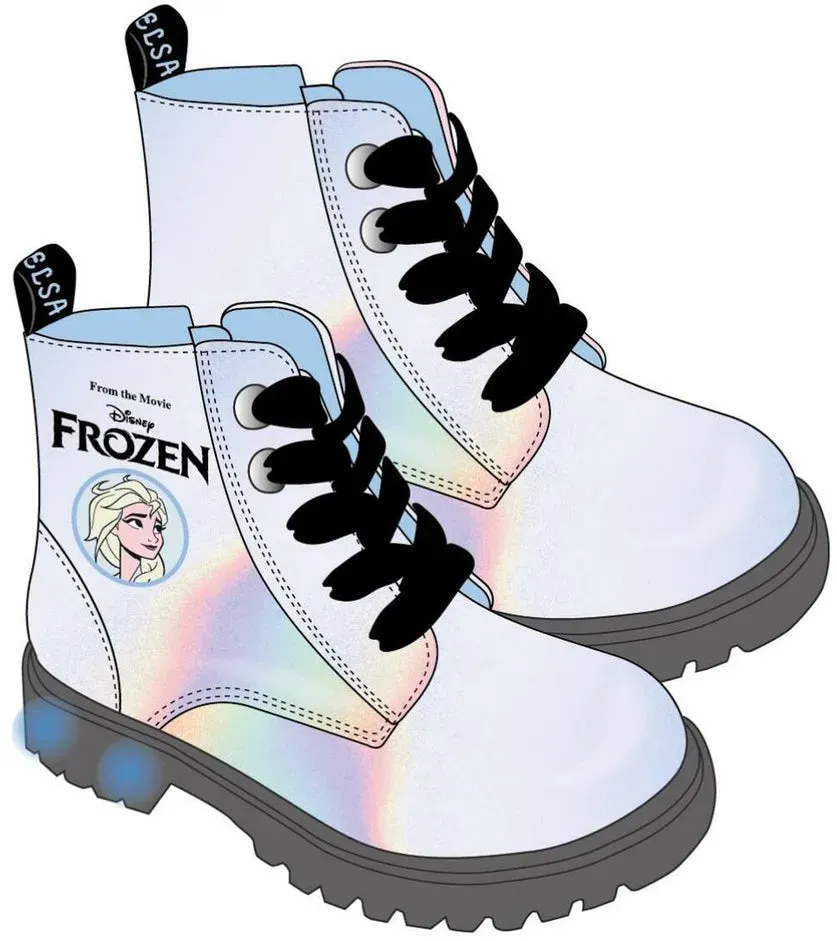 Frozen LED Leuchtende Kinderstiefel in Blau