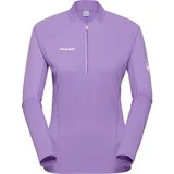 Mammut Damen Aenergy Fl Half Zip Longsleeve (Größe L, lila)