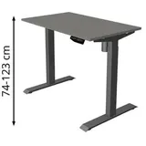 Kerkmann Schreibtisch Move 1 Grau