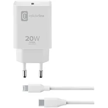 Cellular Line USB-C Charger Kit Apple 20W - Cellularline