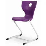 Xlmoebel Besucherstuhl Moderner ergonomischer Schulstuhl in Lila für Klassenzimmer, Made in Europa lila