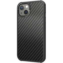 217018 Robust Real Carbon Cover für Apple iPhone 13  (Schwarz)