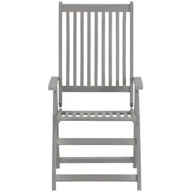 vidaXL Hochlehner Gartenstuhl 69 x 69 x 110 cm braun 4 St.