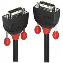 Lindy DVI-D Kabel 5,00 m Schwarz