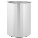 BRABANTIA Papierkorb 15 l Rund Metall Edelstahl