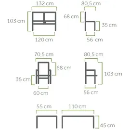 MWH Das Original MWH Verando Lounge-Set