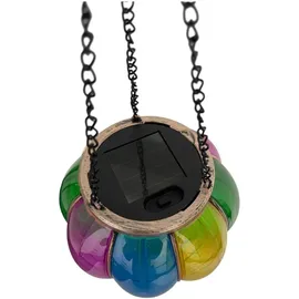 Anna ́s Collection Solarleuchte Kunststoff 15x25 cm inkl. Kette mehrfarbig
