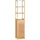 kleankin Badezimmerschrank Bambus Naturholz 32L x 30B x 163H cm