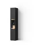 livinity® Timavo Badschrank 30 x 180 cm Anthrazit Spanplatte