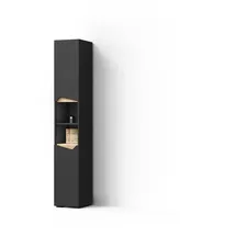 livinity® Timavo Badschrank 30 x 180 cm Anthrazit Spanplatte