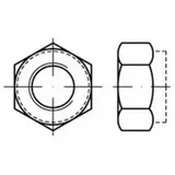 Industrial Quality Supplies Selbstsichernde Sechskantmutter M 12 x 1,75