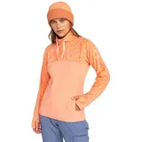 Roxy Sayna Sweatshirt Roxygram Tonal Peach Pink L
