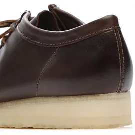 CLARKS Wallabee Herren DARK BROWN LEATHER 44.5