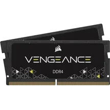 Corsair Vengeance SODIMM 16GB (2x8GB) DDR4 2666MHz CL18 Speicher für Laptop/Notebooks (Unterstützung für Intel Core i5 und i7 Prozessoren der 6. Generation) Schwarz, CMSX16GX4M2A2666C18, 16 GB (2 x 8 GB)