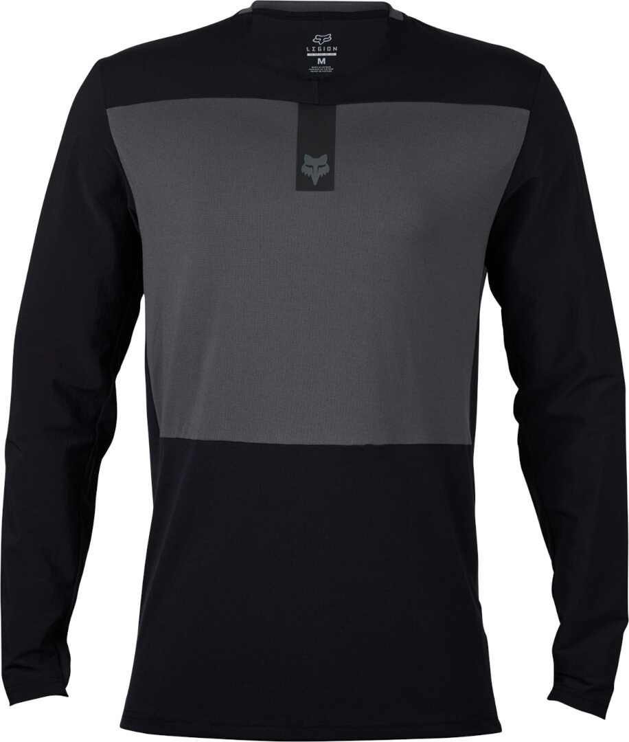FOX Defend 2023 Motorcross shirt, zwart-grijs, S