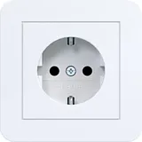 Hager Schuko-Steckdose Lichtweiß 2 St.