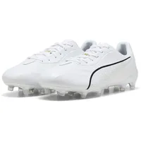 Puma King Platinum AG/Fg Unisex Weiß/Metallic Gold/Schwarz 48