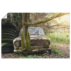 Artland Wandbild »Lost Places - Rostlaube Lada- verlassen«, Auto, (1 St.), als Poster in verschied. Größen Artland Farbe Bild(er): bunt