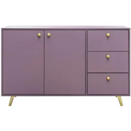 agmat-furniture Kommode, Lila, Holzwerkstoff, 140x86x41 cm, Wohnzimmer, Kommoden & Sideboards, Kommoden
