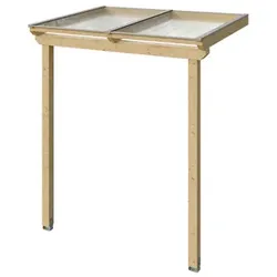 SKANHOLZ Vordach »Anklam«, pultdach, leimholz|fichte, natur - beige
