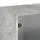 vidaXL Wandschrank mit Glastüren Betongrau 68,5x37x35 cm