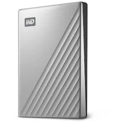 WD My Passport Ultra 2TB USB3.0 & USB-C 2.5zoll - Silber