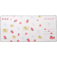 Schreibtischunterlage für Kinder Student mit transparenter PVC Abdeckung, Wasserdicht Tischunterlage mit Taschen/Lineal, Abwischbar Mauspad, Mädchen Jungen Rutschfest Mauspolster