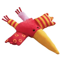 HABA 1103 Mobile Zwitscherlinge, Baby-Mobile zum Aufhängen mit 5 abnehmbaren Vögeln aus Stoff und gelber Sonne, Baby-Spielzeug ab 6 Monaten
