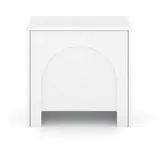MID.YOU Nachtschrank Arco 50 x 35 x 49 cm Weiß