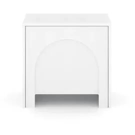 MID.YOU Nachtschrank Arco 50 x 35 x 49 cm Weiß