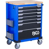 BGS Werkstattwagen Stahlblech 7 Schubladen blau leer