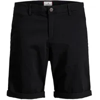 JACK & JONES Herren Jjibowie Jjshorts Solid Schwarz