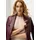 LASCANA Lederimitat-Blazer LASCANA, Damen, Gr. 46, rot (bordeaux), Web, Obermaterial: 100% Polyester. Beschichtung: 100% Polyurethan. Futter: 100% Polyester, unifarben, tailliert Po-bedeckend, Blazer, mit Reverskragen, taillierter Damenblazer, Business-Look