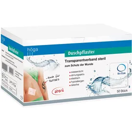 höga-pharm gmbh Duschpflaster 10 x 12 cm 50 St.