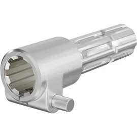 Wiltec Zapfwelle, Pto 165 Mm Buchse Keilwellenaufnahme 8-32x38x6 für Ausgangswelle 8-32x38x6 Traktor