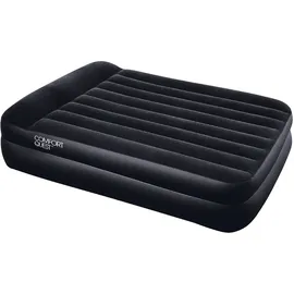 BESTWAY Luftbett, Aeroluxe, schwarz 203 x 152 x 46 cm, Double, mit integrierter Elektropumpe