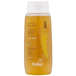 Lixone Azufre Champú Antigrasa Anticaspa Vegano Shampoo 250 ml