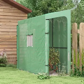 Outsunny Foliengewächshaus PE Grün 200 cm 1,6 m2
