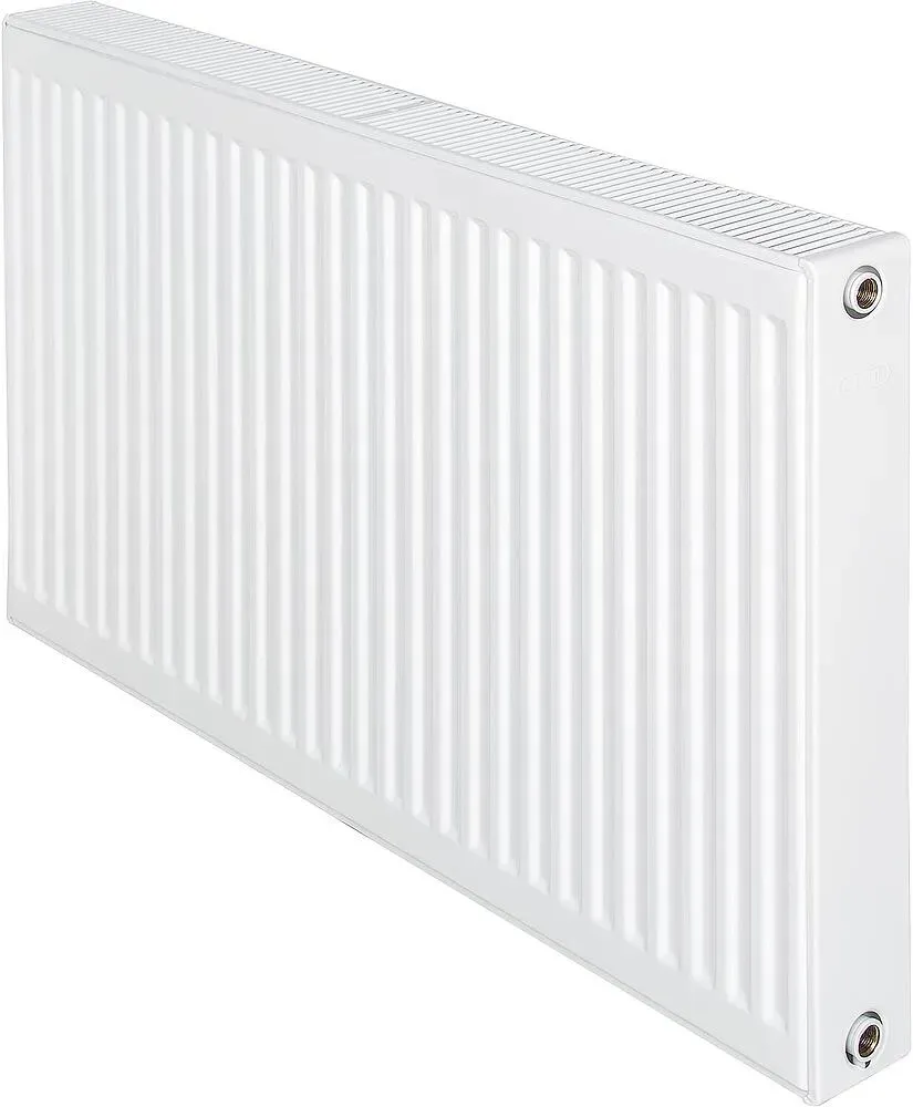 Profilheizkörper PLATTELLA V6 L Typ 22/600/400 Standardanschluss 6 fach weiß RAL 9016