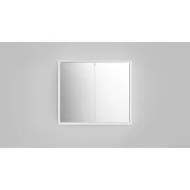 Talos Badezimmerspiegelschrank TALOS "Talos Magnus", silber (silberfarben), B:80cm H:70cm T:13cm, Aluminium, Schränke, 80x70 cm, mit austauschbarer LED-Beleuchtung