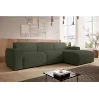 AX LIVING Couch Sofa L Form Didim mini Grün 310 cm breit, stilvoll R - 310 cm X 78 cm