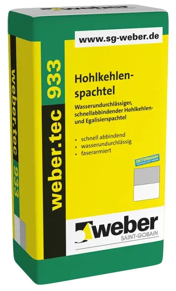 Hohlkehlenspachtel - weber.tec 933, 25kg
