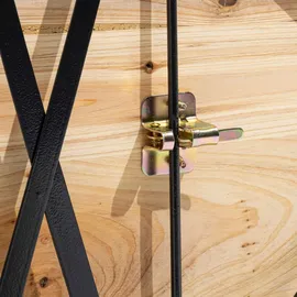Oviala Biertisch und Bänke 220 x 0 x 0 cm Braun