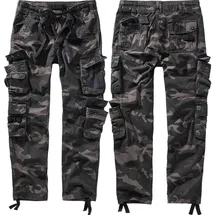 Brandit Textil Brandit Pure Slim Fit Trouser in darkcamo - M