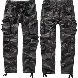 Brandit Textil Brandit Pure Slim Fit Trouser in darkcamo - M