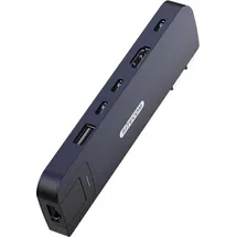 Sitecom AC-2001 6-in-2 Multiport-Hub für MacBook Air (M1/M2/M3) Dunkelblau - Dunkelblau