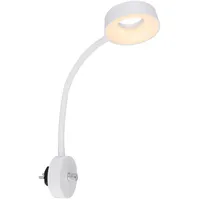 GLOBO LED-Wandleuchte Lehovo Kunststoff Weiß