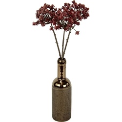 Kunstzweig Blütenzweig Blütenzweig, I.GE.A., Höhe 55 cm, in Vase rot