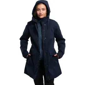 ICEPEAK Alpena wattierter Parka Damen dunkelblau Gr 40 - Blau - 40